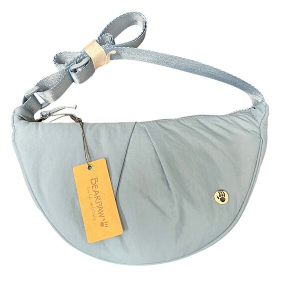 BEARPAW cornflower blue Crescent Blue Puffer Belt or Crossbody Bag NWT